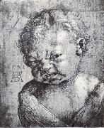 Albrecht Durer Head of a Weeping cherub painting